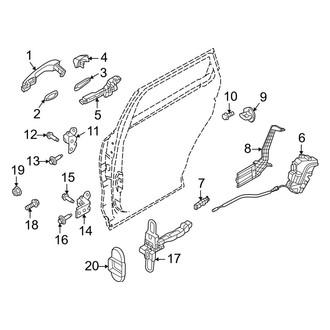 Kia OE - Rear Door - Lock & Hardware