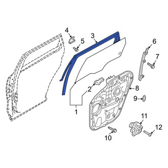 Kia OE - Rear Right Window Channel