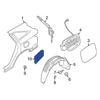 Kia OE - Rear Quarter Panel Vent