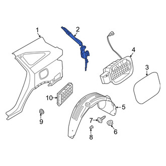Kia OE - Rear Left Quarter Panel Extension