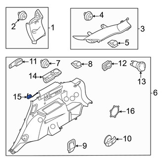 Kia OE - Rear 12 Volt Accessory Power Outlet