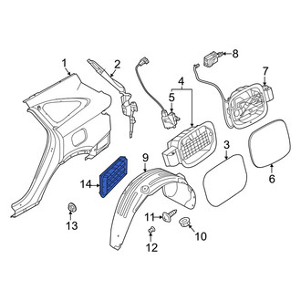 Kia OE - Rear Quarter Panel Vent