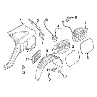 Kia OE - Quarter Panel & Components (Hybrid EX / Hybrid S / Plug-In Hybrid SX / Plug-in Hybrid SX Prestige)