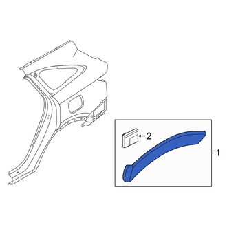 Kia OE - Rear Left Wheel Arch Molding
