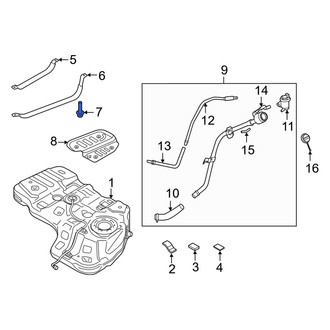 Kia OE - Fuel Tank Strap Bolt