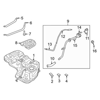 Kia OE - Fuel System Components (Fuel Tank & Filler)
