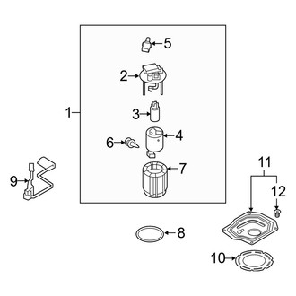 Kia OE - Fuel System Components (Fuel Pump & Components), (Plug-In Hybrid EX / Plug-in Hybrid SX Prestige)