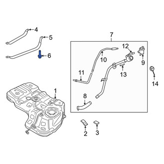 Kia OE - Fuel Tank Strap Bolt