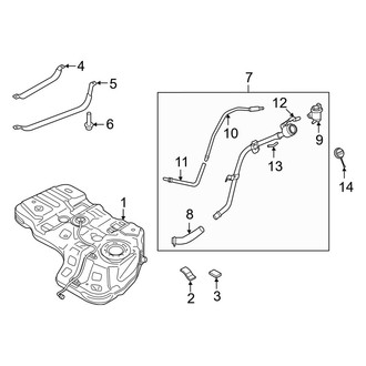 Kia OE - Fuel System Components (Fuel Tank & Filler)
