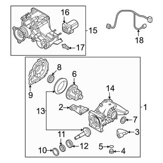 Kia OE - Rear Suspension - Axle & Differential (AWD)