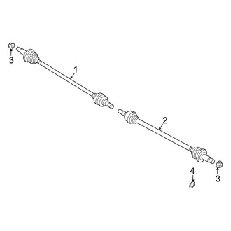 Kia OE - Rear Suspension - Axle Shaft & Joints (AWD)