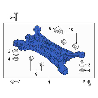 Kia OE - Rear Suspension Subframe Crossmember