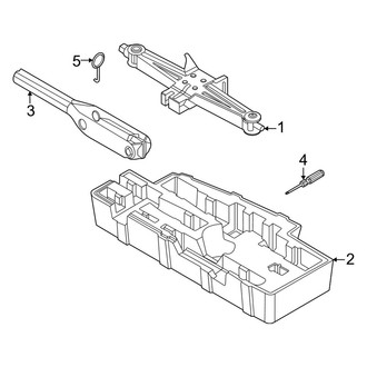 Kia OE - Rear Body & Floor - Jack & Components (W/O Tire Mobility Kit), (Hybrid EX / Hybrid S / Plug-In Hybrid SX / Plug-in Hybrid SX Prestige)