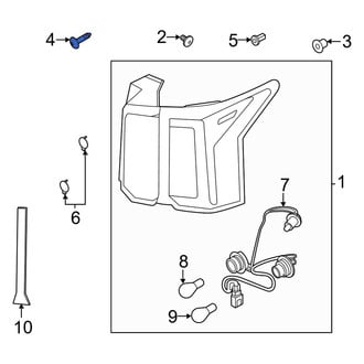 Kia OE - Tail Light Screw