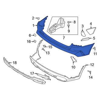 Kia OE - Rear Upper Bumper Cover