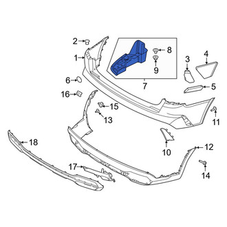 Kia OE - Rear Left Bumper Splash Shield