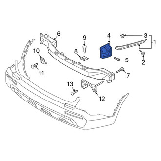 Kia OE - Rear Right Lower Bumper Cover Bracket