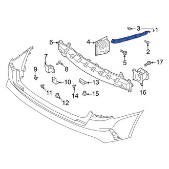 Kia OE - Rear Left Upper Bumper Cover Bracket