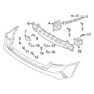 Kia OE - Rear Bumper - Bumper & Components (Structure & Mounting), (Hybrid EX / Hybrid SX Prestige / Plug-in Hybrid SX Prestige)