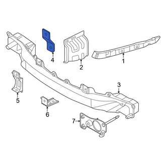 Kia OE - Rear Upper Bumper Impact Bar Bracket