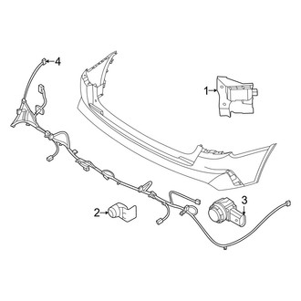 Kia OE - Rear Bumper - Electrical Components