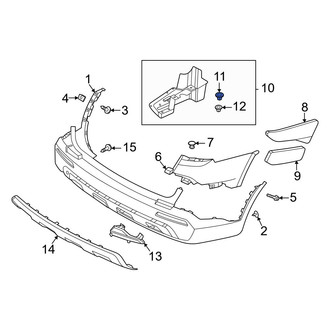 Kia OE - Floor Pan Splash Shield Clip
