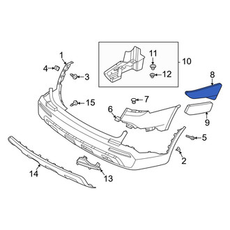 Kia OE - Rear Upper Bumper Cover Insulator