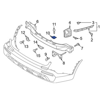 Kia OE - Rear Upper Bumper Impact Bar Bracket