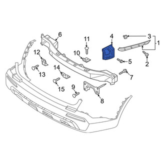 Kia OE - Rear Left Lower Bumper Cover Bracket