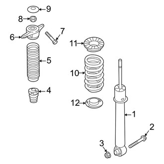 Kia OE - Rear Suspension - Shocks & Components (Hybrid EX / Hybrid S AWD)