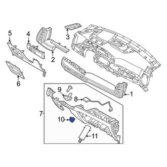 Kia OE - Front Left Glove Box Door Striker