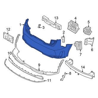 Kia OE - Rear Lower Bumper Cover