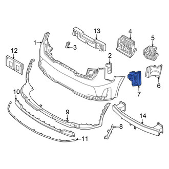 Kia OE - Front Right Bumper Trim