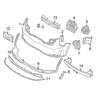 Kia OE - Front Bumper & Grille - Bumper & Components