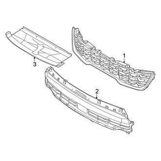 Kia OE - Front Bumper & Grille - Grille & Components