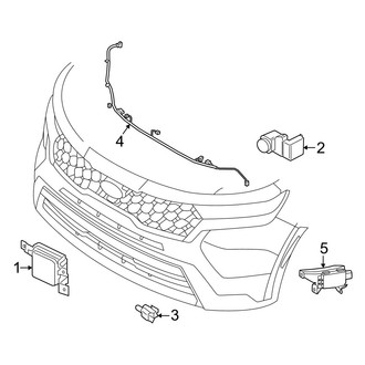Kia OE - Front Bumper & Grille - Electrical Components