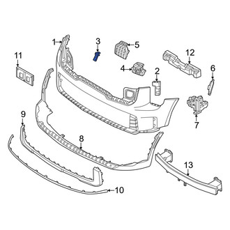 Kia OE - Front Left Upper Outer Bumper Cover Bracket