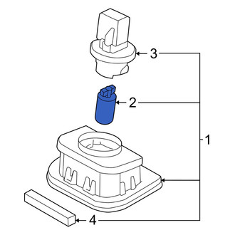 Kia OE - Rear License Plate Light Bulb