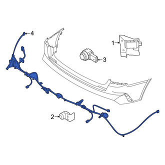 Kia OE - Rear Parking Aid System Wiring Harness