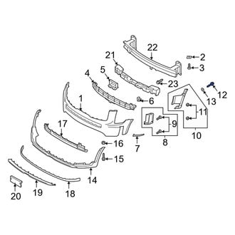 Kia OE - Bumper Cover Bolt