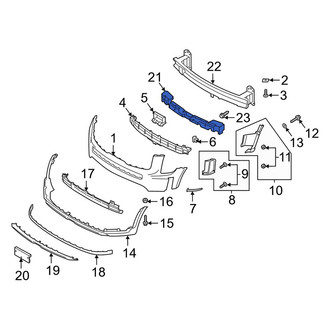 Kia OE - Front Lower Bumper Impact Absorber
