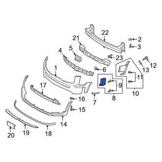 Kia OE - Front Left Bumper Trim