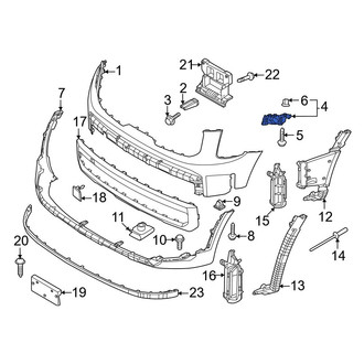 Kia OE - Front Left Bumper Cover Bracket