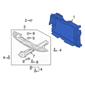 Kia OE - Front Radiator Support Baffle