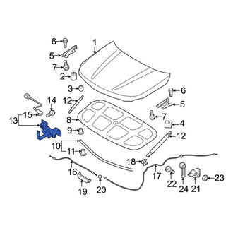 Kia OE - Front Hood Latch