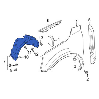 Kia OE - Front Left Fender Splash Shield