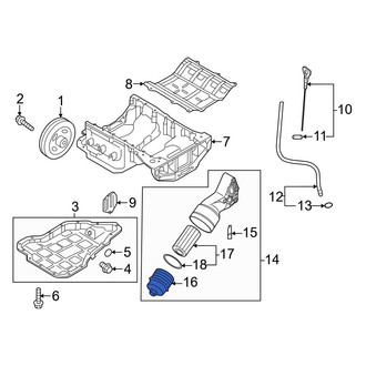 Kia OE - Engine Oil Filter Housing Cover