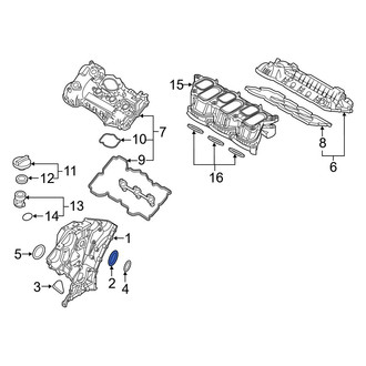 Kia OE - Right Engine Timing Cover Gasket