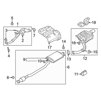 Kia OE - Exhaust System - Exhaust Components