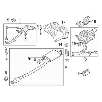 Kia OE - Exhaust System - Exhaust Components